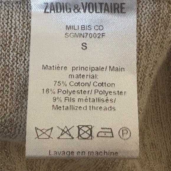Zadig & Voltaire Mili BisButterfly Tank Small